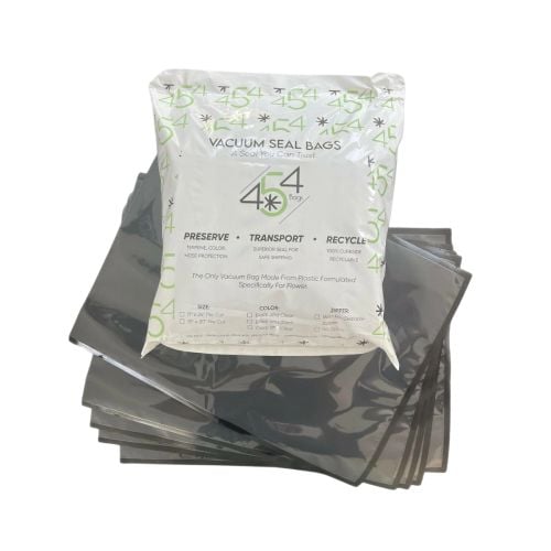 454 Bags Pre Cut Vacuum Sealer Bags - Black & Clear (15