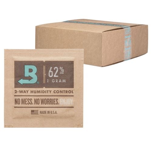 Boveda Bulk Mastercase 62% RH 1g (1500/Cs)