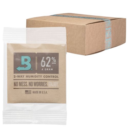 Boveda Bulk Mastercase Individual Wrapped 62% RH 4g (600/Cs)