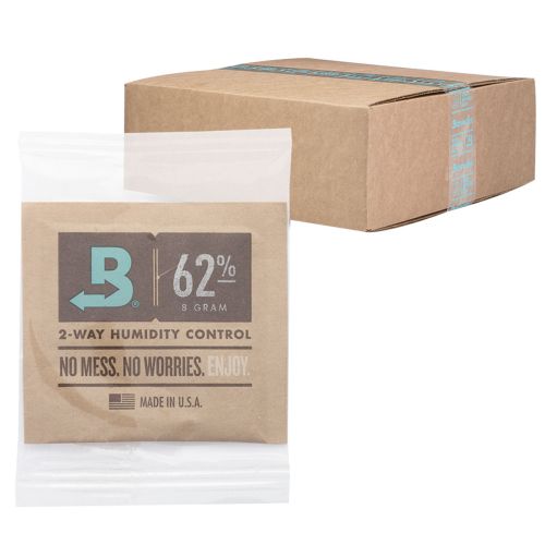 Boveda Bulk Mastercase Individual Wrapped 62% RH 8g (300/Cs)