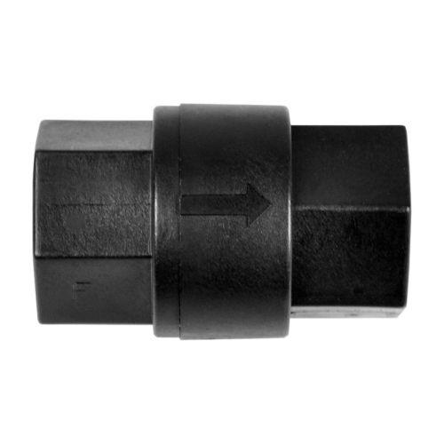 Clapet de non-retour Dilution Solutions 3/4'' en Hastelloy et poly&eacute;thyl&egrave;ne avec joint en Viton