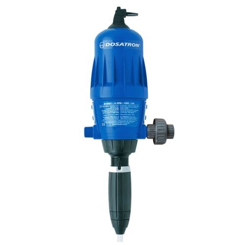 Dosatron Water Powered Doser, 14 GPM 1:500 to 1:50, Viton Seals & Bypass - 3/4
