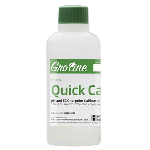 Hanna GroLine Quick Cal pH/EC/TDS Calibration Solution 230ml - HI5036-023