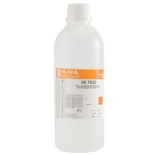 Hanna 1382 Mg/L TDS Calibration Solution 500ml - HI7032L