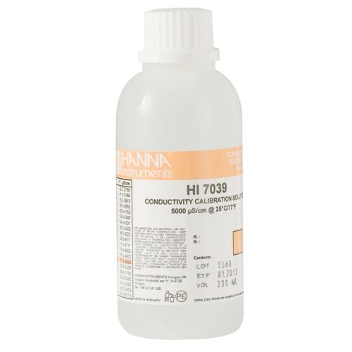Hanna HI7039M 5000&micro;S/cm Conductivity Standard 230ml