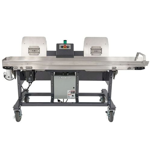 Munch Machine Conveyor Double Bucker Rolling to the Right