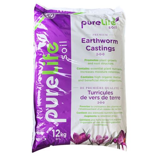 Terreaux de Vers de Terre Pure Life 20L