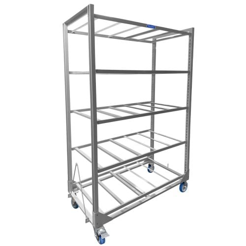 Chariot de clonage 4 niveaux en acier inoxydable SS304 de Wachsen