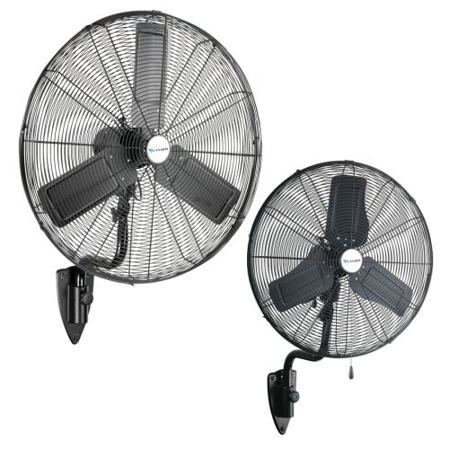Canarm Commercial Oscilliating Wall Mounted Black Fan