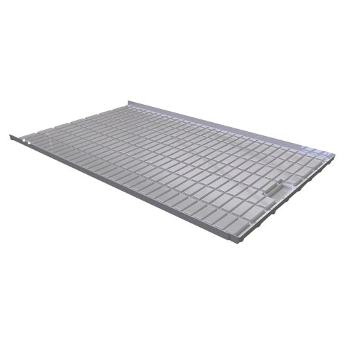 Wachsen Commercial Tray End Section W/Drain 3' x 78.74