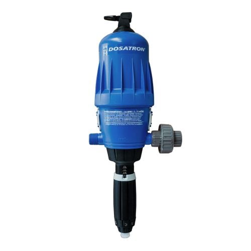 Dosatron Water Powered Doser, 14 GPM 1:3000 to 1:333, Viton Seals & Bypass - 3/4