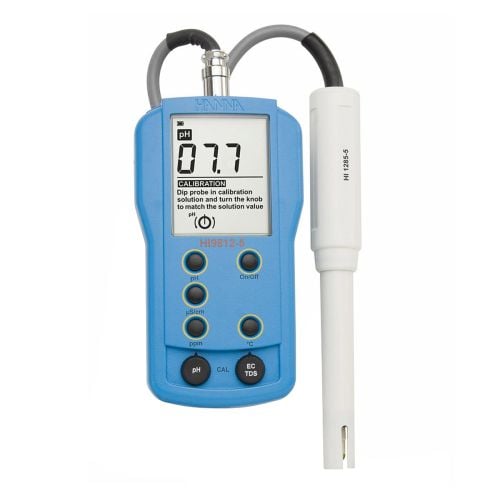 Hanna Portable pH/EC/TDS/Temperature Meter - HI9812-5N