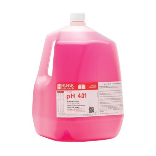 Hanna HI7004/1G pH 4.01 Calibration Solution, 1 Gal (3.78L)