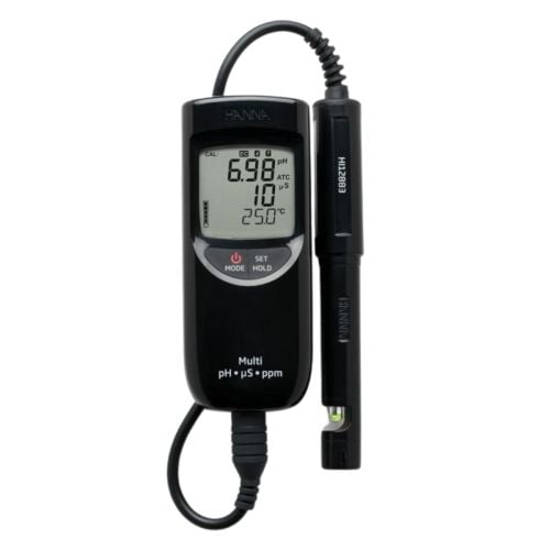 Hanna Portable Waterproof pH/EC/TDS Meter (Low Range) - HI991300