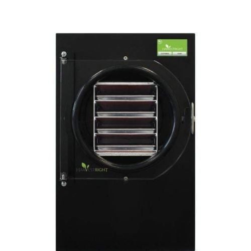 Congélateur-Dessiccateur Domestique Moyen HarvestRight Noir avec Kit de Démarrage Mylar