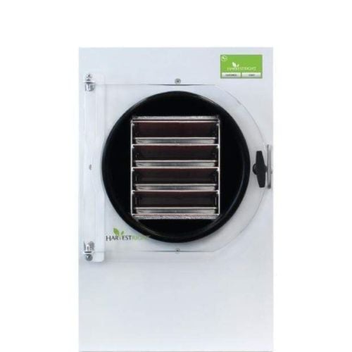 Congélateur-Dessiccateur Domestique Moyen HarvestRight Blanc avec Kit de Démarrage Mylar