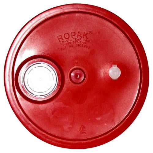 Lid For Black Bucket 12/20 Spout W/Vent