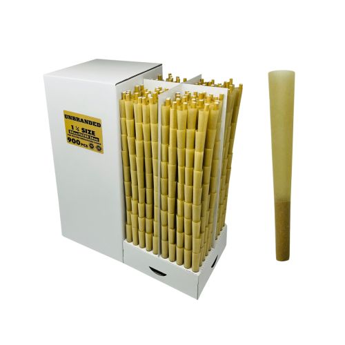 Mary Jane Cones 1 1/4 Size 84/26 Pre-Rolled Cones Natural Brown (5400 pcs/MC)