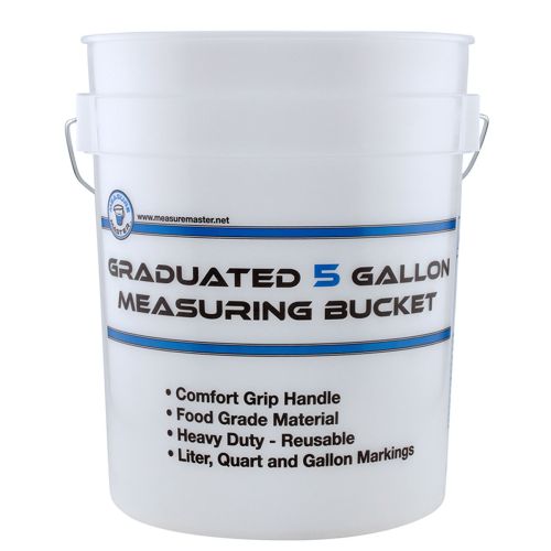 Measure Master Graduated Measuring Bucket 5 Gallon
