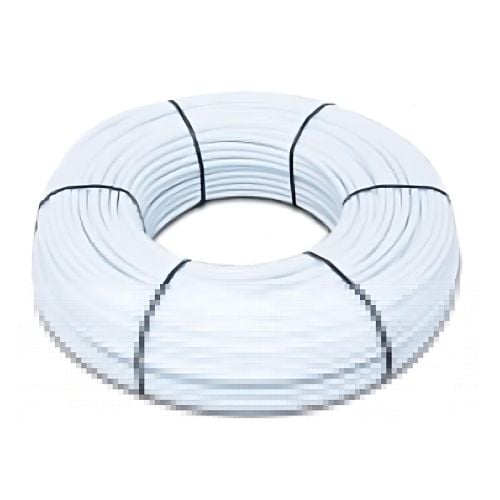 Poly Tubing White 0.620'' x 0.710'' x 1000' Punch 6''