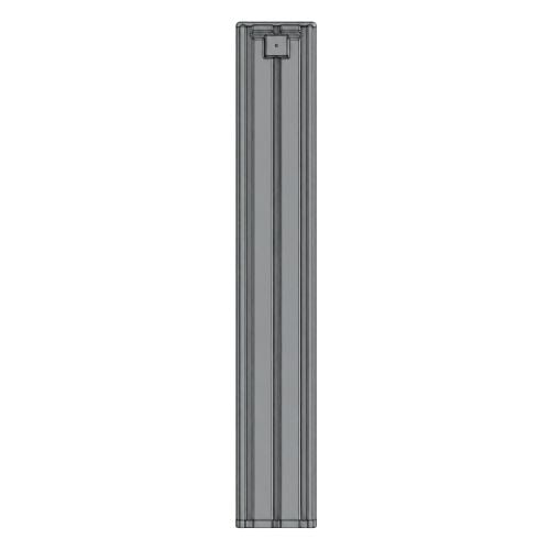 Staal Plast Gutter Tray End Section W/Drain 8.66