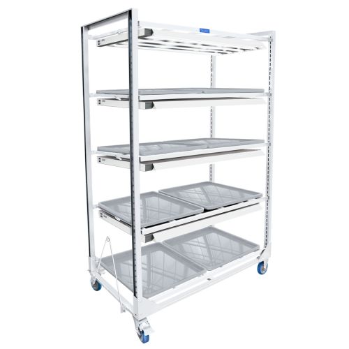 Wachsen Cloning Cart 4 Level White W/T5 Wachsen