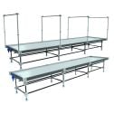 Wachsen Commercial Rolling Bench Galvanized 5'