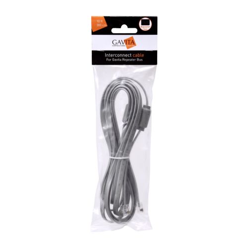 Gavita Interconnect Cable for Repeater Bus Gray 6P6C 3 m/10'