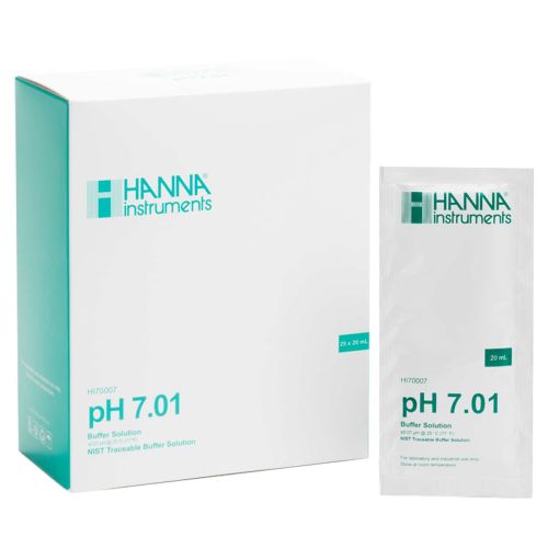 Hanna HI70007P pH 7.01 Calibration Sachets (25 x 20 ml)