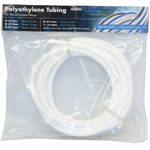 HydroLogic 1/2" Tubing Pack 25' White