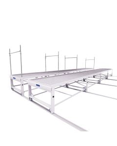 Wachsen Track Bench White 4'