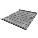 Commercial Tray End Section W/Drain 4' x 38