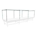 Wachsen Commercial Rolling/Track Bench Trellis Netting Support