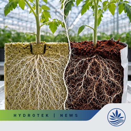 What's the difference between stone wool and organic substrates?